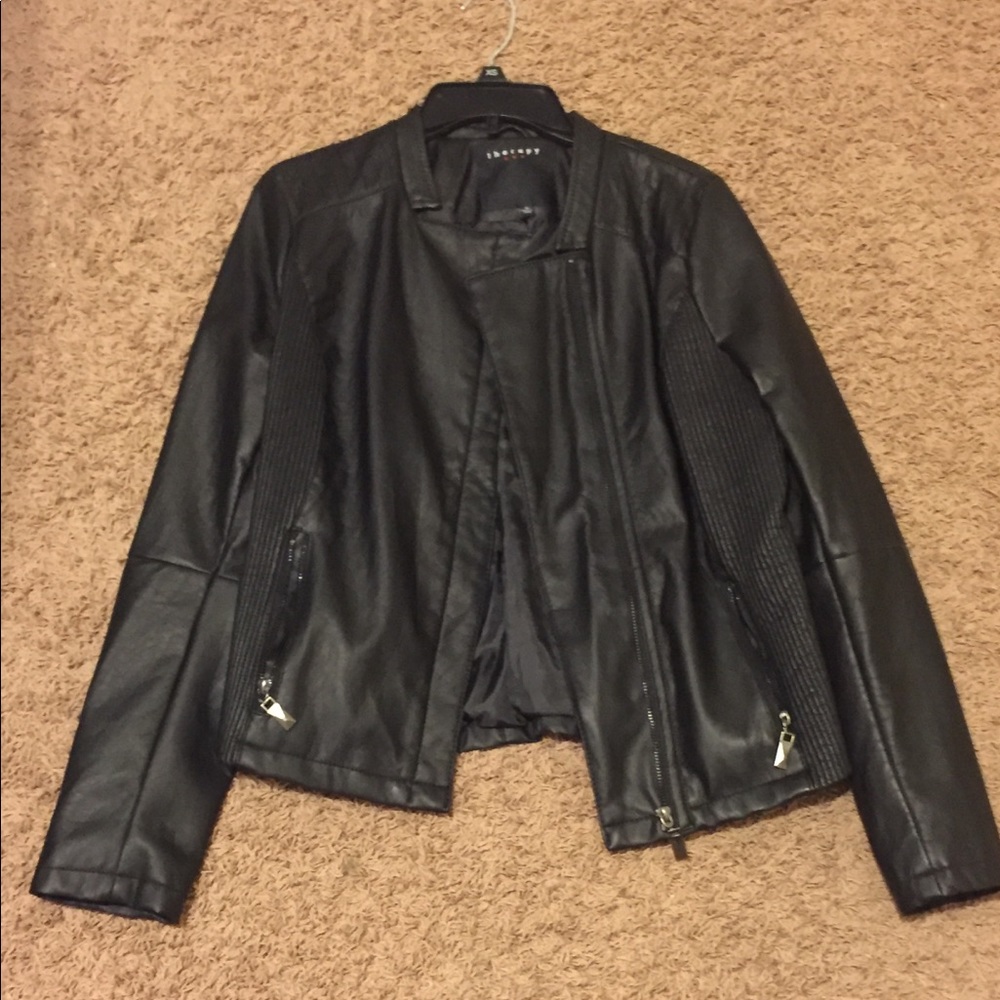 Therapy Faux Leather Jacket
